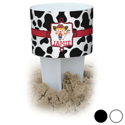 Cowprint Cowgirl Beach Spiker Drink Holder (Personalized)