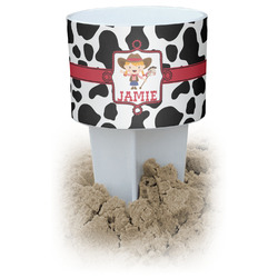 Cowprint Cowgirl Beach Spiker Drink Holder (Personalized)
