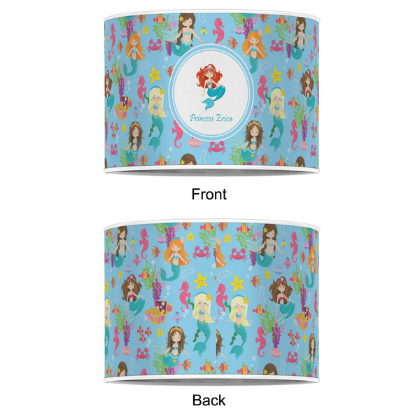 Mermaids 12" Drum Lampshade - APPROVAL (Poly Film)