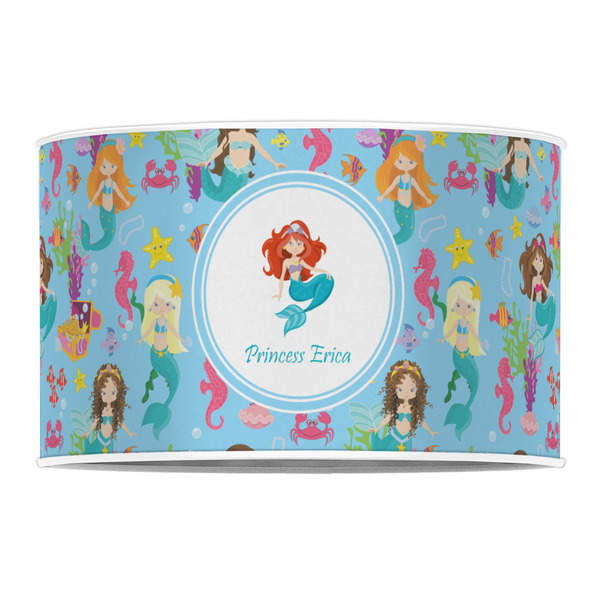 Mermaids 12" Drum Lampshade - FRONT (Poly Film)