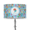 Mermaids 12" Drum Lampshade - ON STAND (Poly Film)
