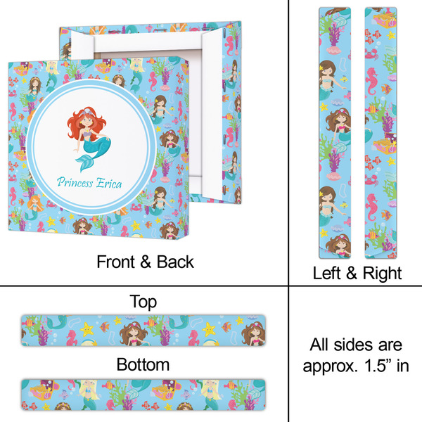 Mermaids 12x12 - Canvas Print - Approval