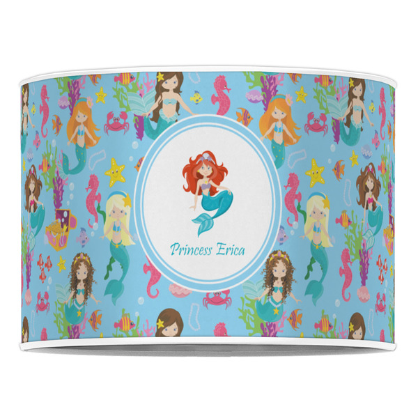 Mermaids 16" Drum Lampshade - FRONT (Poly Film)