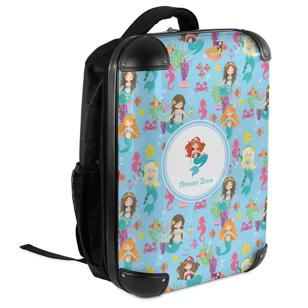 Mermaids 18" Hard Shell Backpacks - ANGLED VIEW