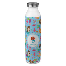 Mermaids 20oz Stainless Steel Water Bottle - Full Print (Personalized)