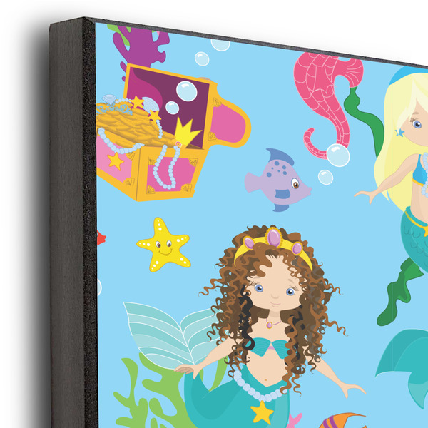 Mermaids 20x24 Wood Print - Closeup