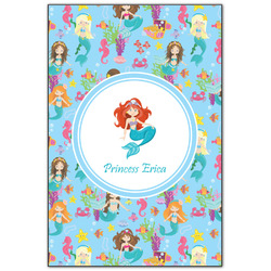 Mermaids Wood Print - 20x30 (Personalized)