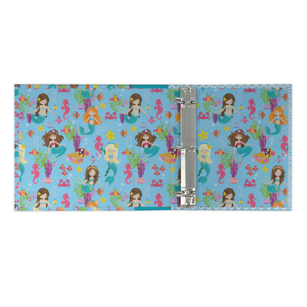 Mermaids 3 Ring Binders - Full Wrap - 2" - OPEN INSIDE