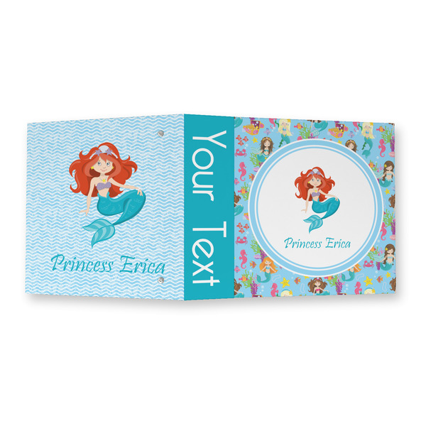 Mermaids 3 Ring Binders - Full Wrap - 2" - OPEN OUTSIDE