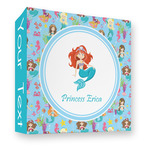 Mermaids 3 Ring Binder - Full Wrap - 3" (Personalized)