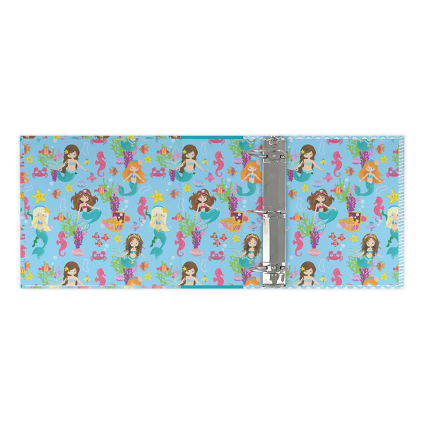 Mermaids 3 Ring Binders - Full Wrap - 3" - OPEN INSIDE