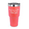 Mermaids 30 oz Stainless Steel Ringneck Tumblers - Coral - FRONT