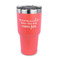 Mermaids 30 oz Stainless Steel Tumbler - Coral - Single Sided