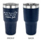 Mermaids 30 oz Stainless Steel Ringneck Tumblers - Navy - Single Sided - APPROVAL