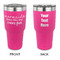 Mermaids 30 oz Stainless Steel Ringneck Tumblers - Pink - Double Sided - APPROVAL