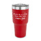 Mermaids 30 oz Stainless Steel Ringneck Tumblers - Red - FRONT