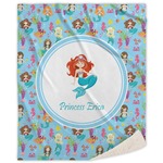 Mermaids Sherpa Throw Blanket (Personalized)