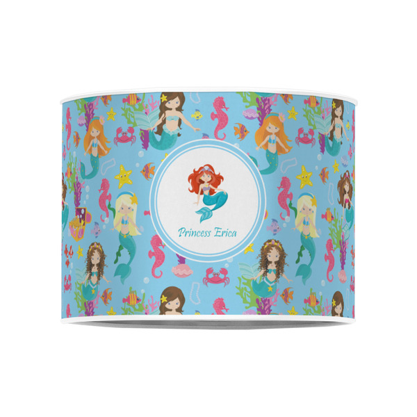 Mermaids 8" Drum Lampshade - FRONT (Poly Film)