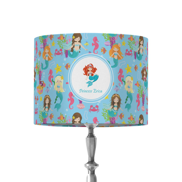 Custom Mermaids 8" Drum Lamp Shade - Fabric (Personalized)