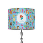 Mermaids 8" Drum Lamp Shade - Poly-film (Personalized)