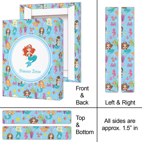 Mermaids 8x10 - Canvas Print - Approval