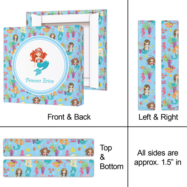 Mermaids 8x8 - Canvas Print - Approval