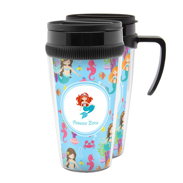 Custom Mermaids Acrylic Travel Mug (Personalized)