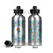 Mermaids Aluminum Water Bottle - Front and Back