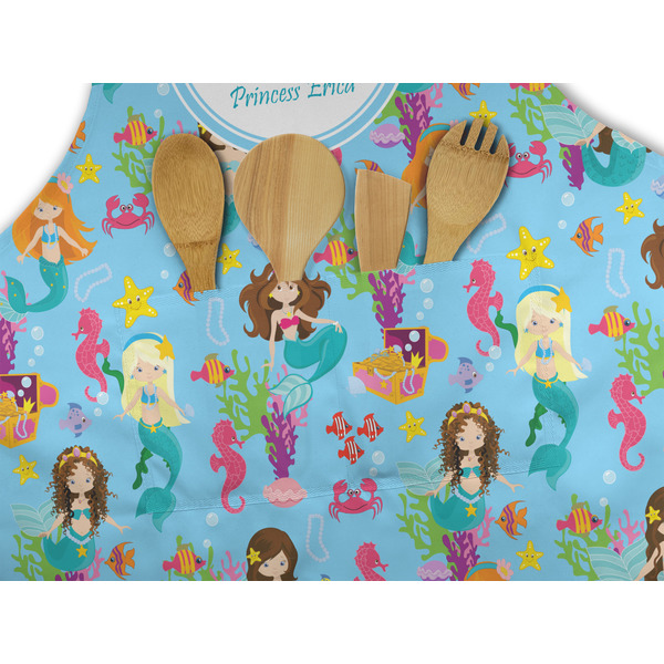 Mermaids Apron - Pocket Detail with Props