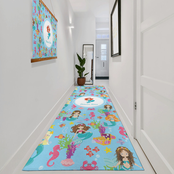 Mermaids Area Rug Sizes - In Context (vertical)