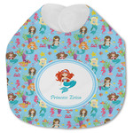 Mermaids Jersey Knit Baby Bib w/ Name or Text