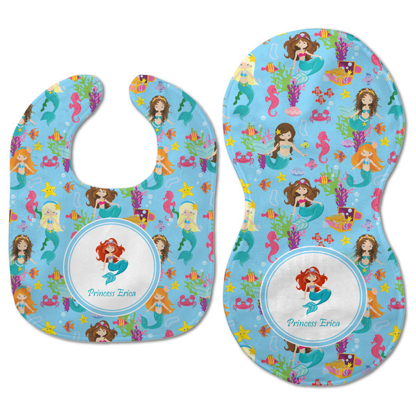 Mermaids Baby Bib & Burp Set - Approval (new bib & burp)