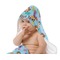 Mermaids Baby Hooded Towel on Child