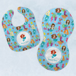 Mermaids Baby Bib & Burp Set w/ Name or Text