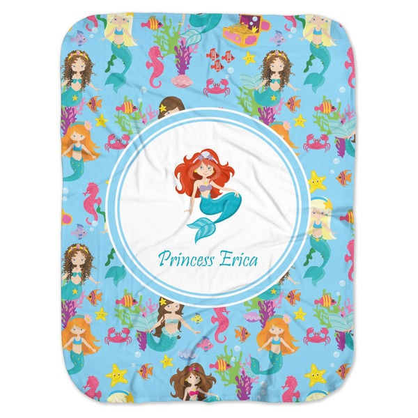 Custom Mermaids Baby Swaddling Blanket (Personalized)