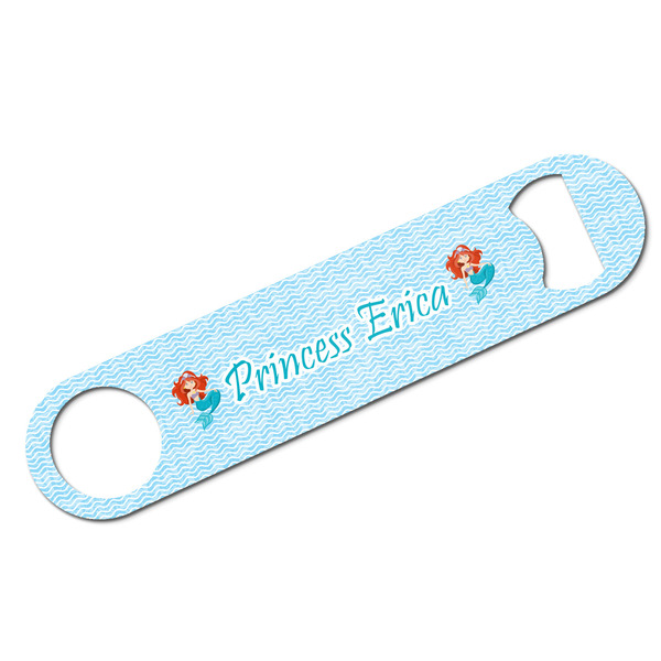 Custom Mermaids Bar Bottle Opener - White w/ Name or Text