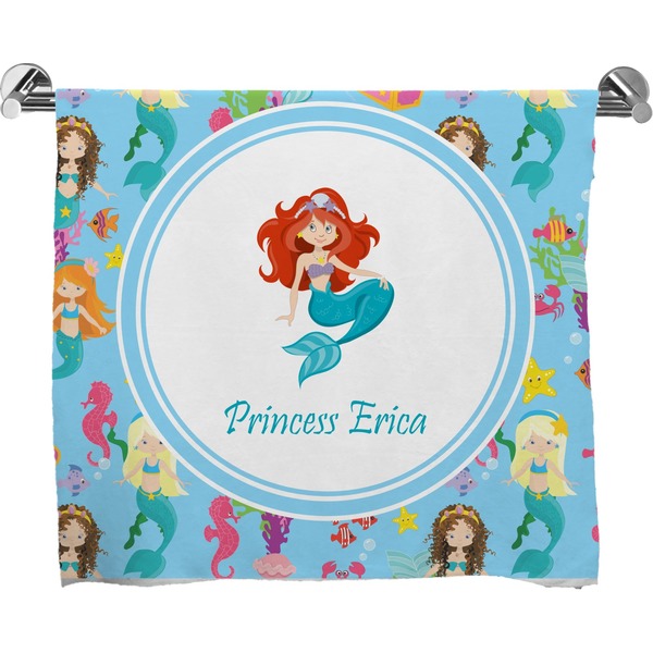 Custom Mermaids Bath Towel (Personalized)