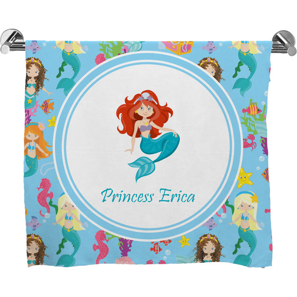 Custom Mermaids Bath Towel (Personalized)