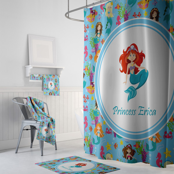 Mermaids Bath Towel Sets - 3-piece - In Context