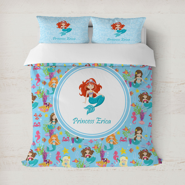 Custom Mermaids Duvet Cover (Personalized)