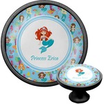 Mermaids Cabinet Knob (Black) (Personalized)