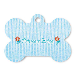 Mermaids Bone Shaped Dog ID Tag (Personalized)