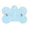 Mermaids Bone Shaped Dog ID Tag - Large (Personalized)