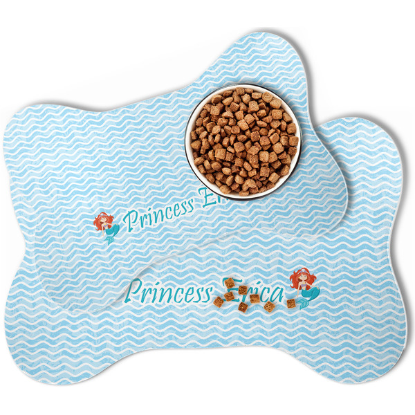 Mermaids Bone Shaped Dog Mats - MAIN