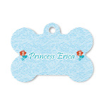 Mermaids Bone Shaped Dog ID Tag - Small (Personalized)