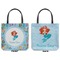 Mermaids Canvas Tote - Front and Back