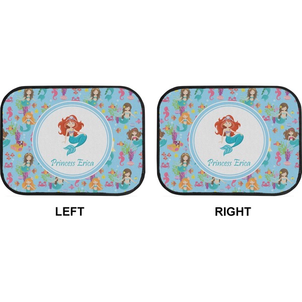 Mermaids Car Floor Mats (Back Seat) (Approval)