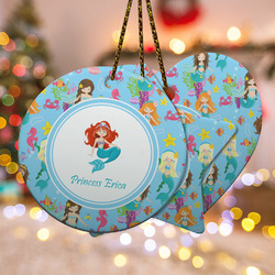 Mermaids Ceramic Ornament w/ Name or Text