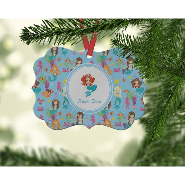 Mermaids Christmas Ornament (On Tree)