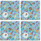 Mermaids Cloth Napkins - Personalized Lunch (APPROVAL) Set of 4